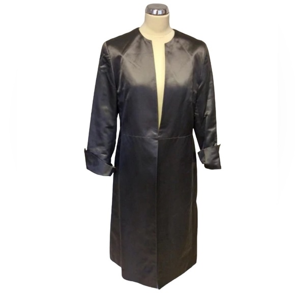 MARKS & SPENCER PEWTER GREY SPECIAL OCCASION/ EVENING COAT SIZE UK 10 / … - Picture 1 of 5